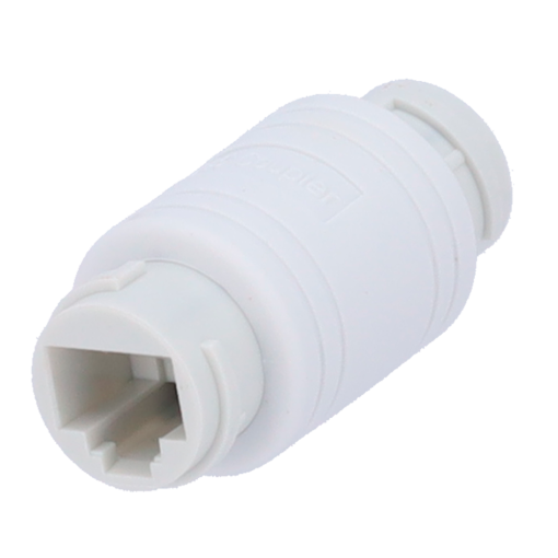 OEM CON-RJ45-S-W Conector Conector entrada RJ45 Conector salida RJ45Compatible UTP IP68Color blanco