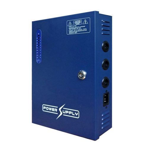 CCTV Direct CTD-623N Fuente de alimentación en caja metálica de 9 salidas 12V /10A totales