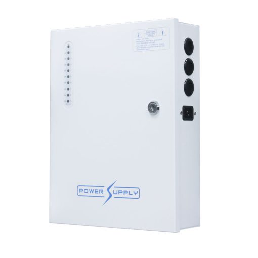 CCTV Direct CTD-624N Fuente de alimentación en caja metálica de 9 salidas 12V /10A totales