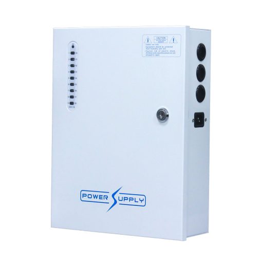 CCTV Direct CTD-626N Fuente de alimentación en caja metálica de 16 salidas 12V /20A totales