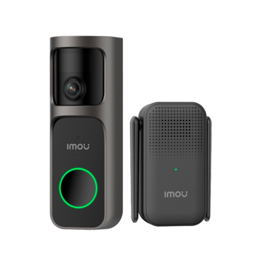 Imou DB-3EP-4M0W/DS3-IMOU Doorbell 3 Kit 4MP - WiFi 2.4 GHz / 5000mAh ó AC 8~24V - Lente Panorámica 360º / IR 5m - Botón