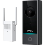 Imou DB60/DS21-PEUR-IMOU Kit Doorbel DB60 5MP - WiFi 2.4 GHz / 6200 mAh ó AC 12~24V - 164º / IR 5m - Botón de llamada /