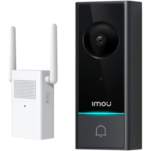 Imou DB60/DS21-PEUR-IMOU Kit Doorbel DB60 5MP - WiFi 2.4 GHz / 6200 mAh ó AC 12~24V - 164º / IR 5m - Botón de llamada /
