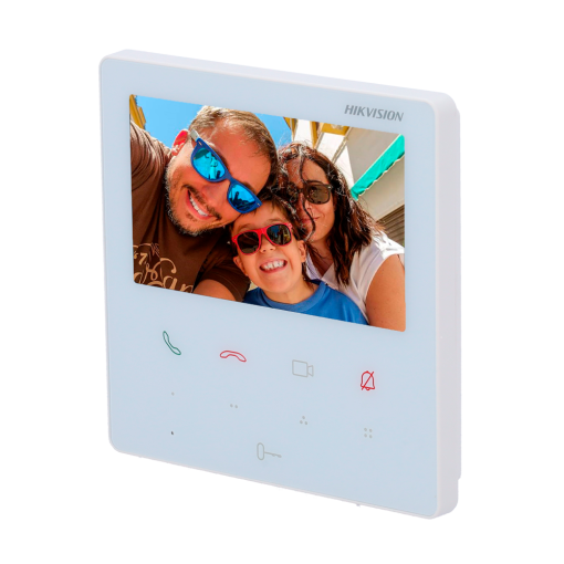 Hikvision DS-KH6110-WE1/White Monitor para videoporteroPantalla táctil TFT 4.3"Audio bidireccionalTCP/IP, WiFi