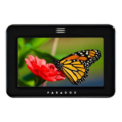 Paradox FPLATE-A2E Marco para módulo de pantalla táctil TM50 de Paradox | Intercambiable | 5 pulgadas | Color