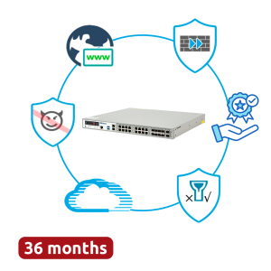 Hillstone Networks HILL-A3000-D-PPRM-36 Bundle Hardware + 36 Meses de Servicios Completos