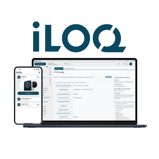 iLOQ ILOQ-LICENSE-PLUS-MULTITENANT Licencia software y APP control de acceso - Módulo base | Pago anual - 3 puertas | 15 APPs -