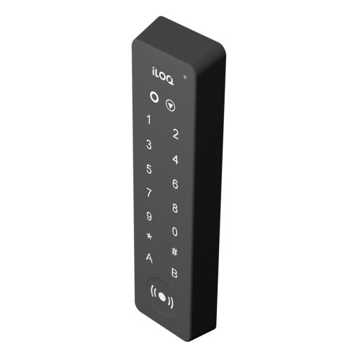 iLOQ ILOQ-N504i Lector de acceso para marcos - Acceso por tarjeta MF, NFC y PIN - Indicador LED y acústico -