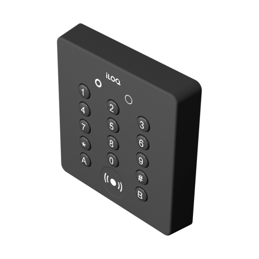 iLOQ ILOQ-N505i Lector de acceso - Acceso por tarjeta MF, NFC y PIN - Indicador LED y acústico - RS485 -