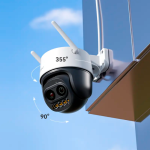 Imou IPC-S7DP-5M0WEZ-IMOU Cámara motorizada Cruiser Z 5MP - WiFi 6 2.4GHz / PoE - Zoom híbrido / Autotracking / IR +