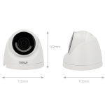 Imou IPC-T26EP-0280B-IMOU Cámara Domo Turret 2MP - WiFi 2.4 GHz - 2.8 mm / IR 30m - Audio bidireccional / Sirena + Flash