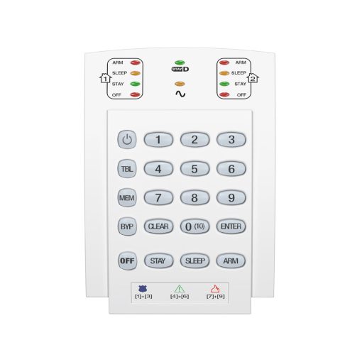 Paradox K10V Teclado LED cableado de 10 zonas