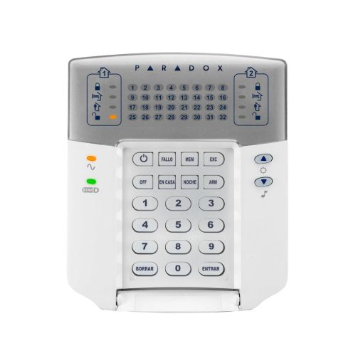 Paradox K32+ Teclado LED cableado de 32 zonas