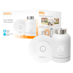 Imou KIT-TRV1-EU-2-IMOU Imou Termostato de radiador inteligente - Gestiona desde la App - Zigbee 3.0 - HUB Gateway