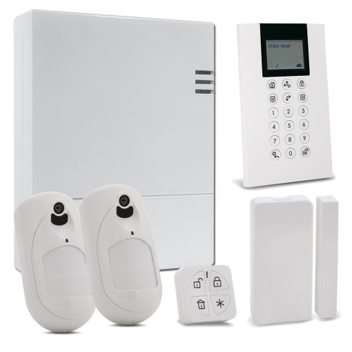 Risco KIT_LIGHTSYS_AIR_D Kit de LightSYS Air con módulo 4G + 2 x PIR cámara + Contacto + Mando + Teclado