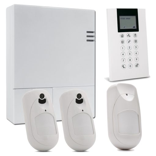 Risco KIT_LIGHTSYS_AIR_M Kit de LightSYS Air con módulo 4G + 2 x Detector eyeWAVE con Cámara + Detector iWAVE Antimascotas + Teclado