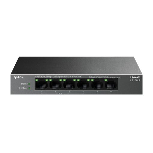 TP-Link LS106LP Switch PoE Fast Ethernet TP-Link LiteWave de 6 canales