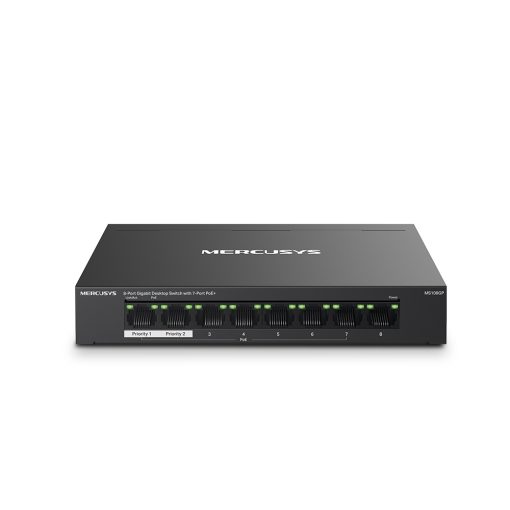 TP-Link MS108GP Switch Gigabit de 8 puertos Mercusys con 7 PoE+