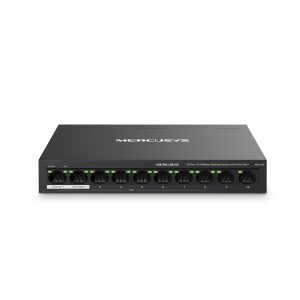 TP-Link MS110P Switch Fast Ethernet Mercusys de 10 puertos con 8 PoE+