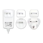 Paradox PA6 Alimentador de 6 Vdc para teclados K32RF y K37, salida de 6vcc a 350 mA