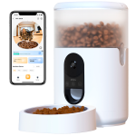 Imou PET-PF1-4LSP-IMOU Imou - Comedero Inteligente para Mascotas - Vista Panorámica 360º / 4MP 2.5K - Capacidad de 4L