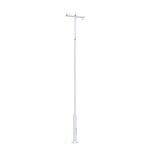 Marca Blanca POLE-600-D Báculo para CCTV - 6 metros de altura - Fabricado en acero galvanizado - 5 piezas de 1,2