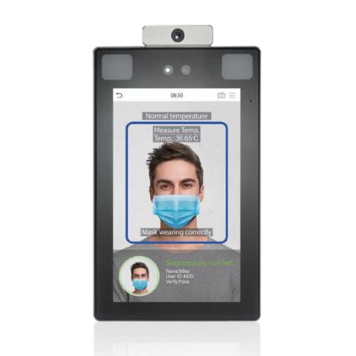 ZKTeco ProFaceX TD Terminal multibiométrico ZKTeco con reconocimiento facial, de palma con detección de fiebre