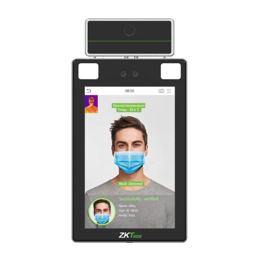 ZKTeco ProfaceX-TI Terminal ZKTeco con medición de temperatura de referencia, verificación Facial, de palma y