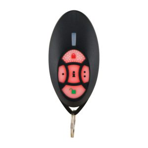 Paradox REM2 Mando remoto vía radio de 5 canales BIDIRECCIONAL con botones retroiluminados, resistente al agua
