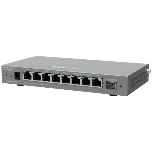 Reyee RG-EG209GS Reyee Router Controlador Gestionable - 8 Puertos RJ45 10/100 /1000 Mbps - 1 Puerto SFP LAN/WAN