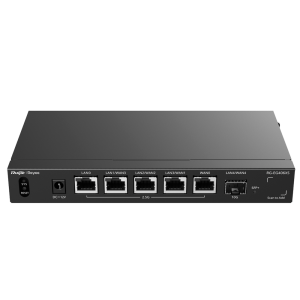 Reyee RG-EG406XS Reyee Router Cloud - 5 Puertos RJ45 2.5G + 1 SFP+ 10Gigabit - Funciones básicas de Firewall -