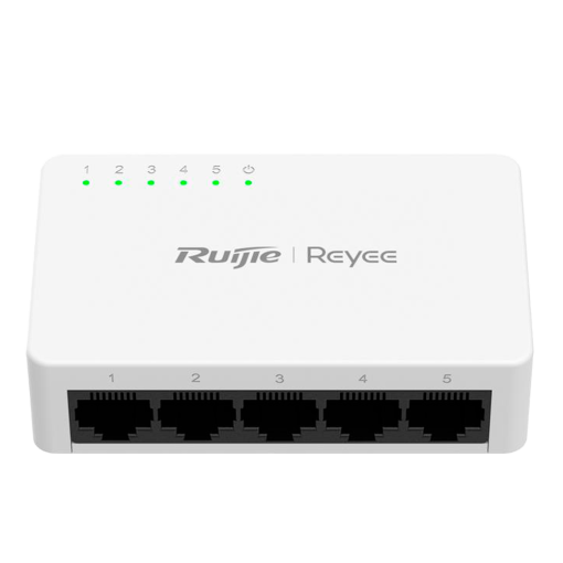 Reyee RG-ES05G-L Reyee Switch Sobremesa - Carcasa Plástico - 5 puertos RJ45 - Velocidad 10/100/1000 Mbps - Plug