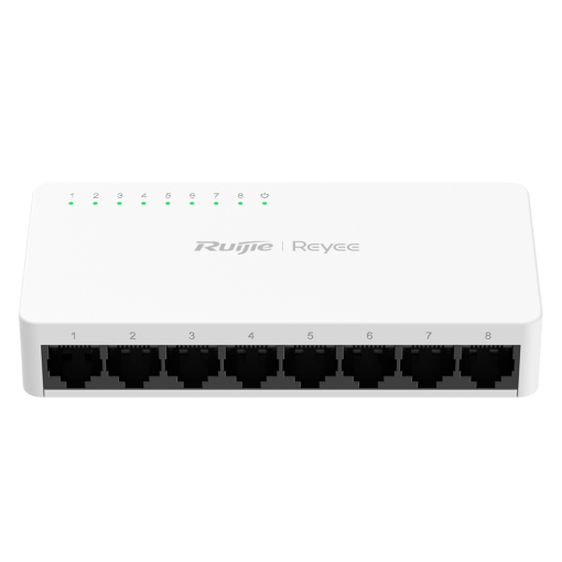 Reyee RG-ES08G-L Reyee Switch Sobremesa - Carcasa Plástico - 8 puertos RJ45 - Velocidad 10/100/1000 Mbps - Plug