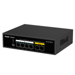 Reyee RG-ES106F-P Reyee Switch PoE Sobremesa - Carcasa Metal - 6 puertos RJ45 10/100 Mbps - 4 Puertos PoE+