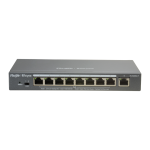 Reyee RG-ES209GC-P Ruijie Reyee Cloud Managed L2 Switch - 8 Puertos Gigabit PoE/PoE+ + 1 Uplink Gigabit -