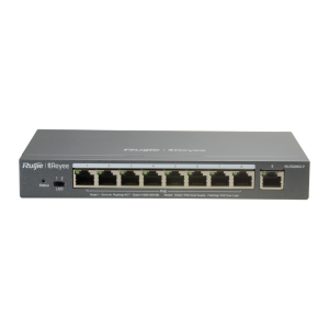 Reyee RG-ES209GC-P Ruijie Reyee Cloud Managed L2 Switch - 8 Puertos Gigabit PoE/PoE+ + 1 Uplink Gigabit -