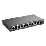 Reyee RG-ES210GS-P Ruijie Reyee Cloud Managed L2 Switch - 8 Puertos Gigabit PoE/PoE+ + 1 Enlace Combo GE - Ranura