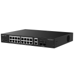 Reyee RG-ES220GS-LP Ruijie Reyee Cloud Managed L2 Switch - 20 Puertos Totales (16 PoE+ / 2 Uplink / 2 SFP) -