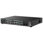 Reyee RG-ES220GS-P Ruijie Reyee Cloud Managed L2 Switch - 20 Puertos Totales (16 PoE+ / 2 Uplink / 2 SFP) -
