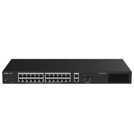 Reyee RG-ES228GS-LP Ruijie Reyee Cloud Managed L2 Switch - 28 Puertos Totales (24 PoE+ / 2 Uplink / 2 SFP) -