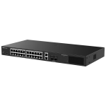 Reyee RG-ES228GS-LP Ruijie Reyee Cloud Managed L2 Switch - 28 Puertos Totales (24 PoE+ / 2 Uplink / 2 SFP) -