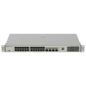 Reyee RG-NBS3100-24GT4SFP-P-V2 Ruijie Reyee Cloud Managed L2 Switch - 28 Puertos Totales (24 PoE+ / 4 Uplinks SFP) - Ranuras