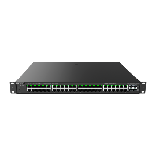 Reyee RG-NBS3100-48GT4SFP-P Ruijie Reyee Cloud Managed L2 Switch - 52 Puertos Totales (48 PoE+ / 4 Uplinks SFP) - Ranuras