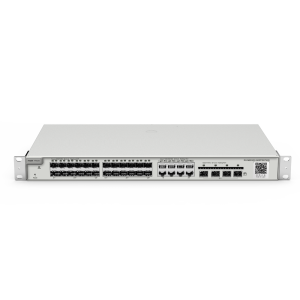 Reyee RG-NBS3200-24SFP/8GT4XS Ruijie Reyee Cloud Managed L2+ Aggregation Switch - Alta densidad de fibra con 24 ranuras SFP