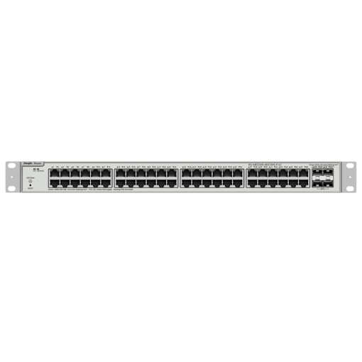 Reyee RG-NBS3200-48GT4XS-P-V2 Ruijie Reyee Cloud Managed L2+ Switch V2 - 52 Puertos Totales (48 PoE+ / 4 Uplinks 10G SFP+) -
