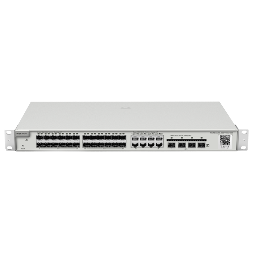 Reyee RG-NBS5200-24SFP/8GT4XS Ruijie Reyee Cloud Managed L3 Aggregation Switch - Alta densidad de fibra con 24 ranuras SFP