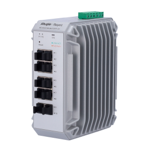 Reyee RG-NIS3100-8GT2SFP-HP Ruijie Cloud Managed Industrial L2 Switch - 10 Puertos Totales (8 GE / 2 Uplinks 1G SFP) -
