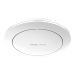 Reyee RG-RAP2266 Reyee - AP Omnidireccional Wi-Fi 6 - Frecuencia 2.4 y 5 GHz / 160MHz Ancho de Canal - Soporta