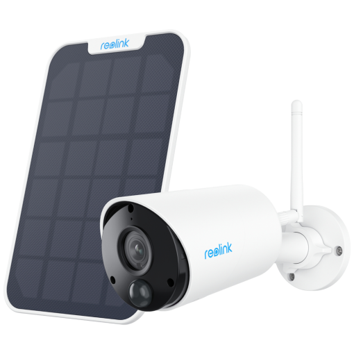 Reolink RL-ARGUS-ECO-B320-SOLARKIT-V2 Reolink Cámara WiFi a Batería con Panel Solar5MP (2880×1616)IR 10 m / SirenaDeteccion PIR