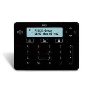 Risco RPKELPB0000B Teclado táctil Elegant Negro con Lector de Proximidad de Grado 3, para LightSYS+(no incluye tags de